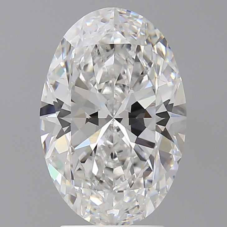 3.53 Carat Oval Shaped, Ideal Cut, E Color, VS2 Clarity, IGI Certified Lab Grown Diamond