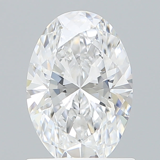 1.08 Carat Oval Shaped, Excellent Cut, D Color, VVS2 Clarity, IGI Certified Lab Grown Diamond