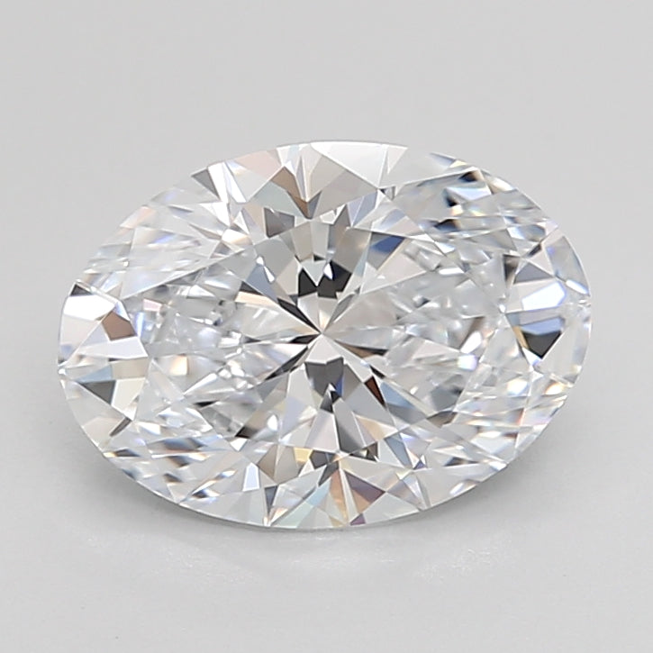 2.00 Carat Oval Shaped, Ideal Cut, D Color, VVS2 Clarity, IGI Certified Lab Grown Diamond
