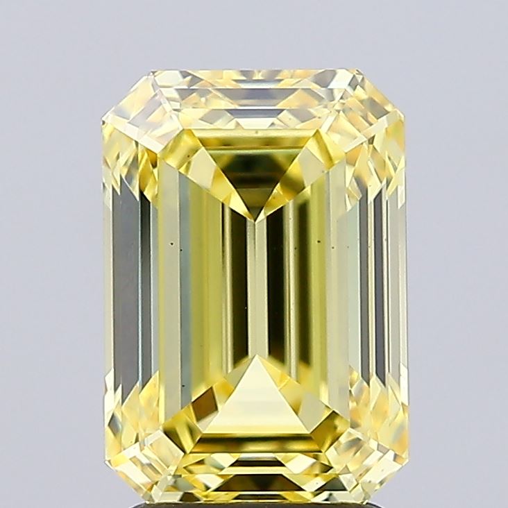 3.06 Carat Emerald Shaped, Ideal Cut, VS1 Clarity, IGI Certified Lab Grown Diamond