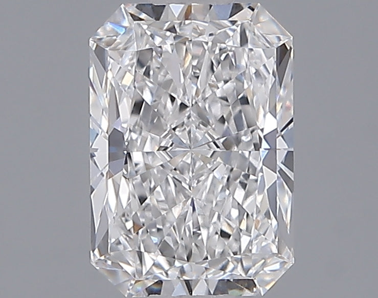 1.55 Carat Radiant Shaped, Ideal Cut, D Color, VVS1 Clarity, IGI Certified Lab Grown Diamond