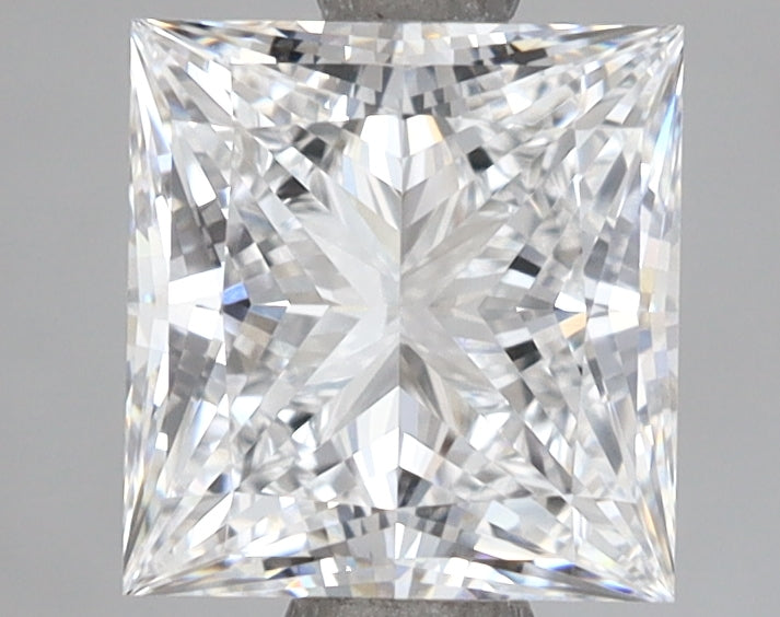 2.04 Carat Princess Shaped, Excellent Cut, D Color, VVS1 Clarity, IGI Certified Lab Grown Diamond