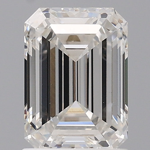 1.53 Carat Emerald Shaped, Ideal Cut, F Color, VVS2 Clarity, IGI Certified Lab Grown Diamond