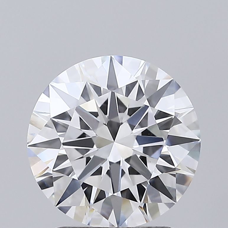 2.06 Carat Round Shaped, Ideal Cut, E Color, VVS2 Clarity, IGI Certified Lab Grown Diamond