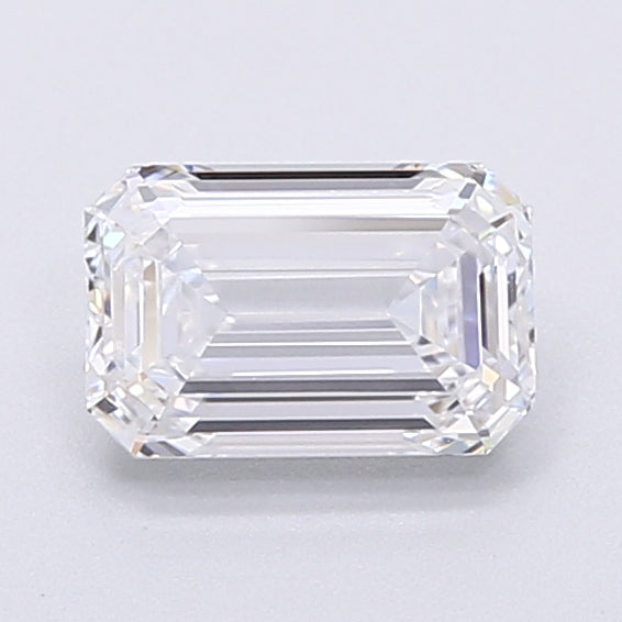 1.05 Carat Emerald Shaped, Very Good Cut, E Color, IF Clarity, IGI Certified Lab Grown Diamond