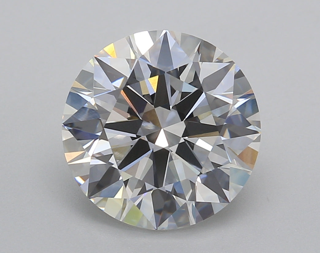4.02 Carat Round Shaped, Ideal Cut, F Color, VVS2 Clarity, IGI Certified Lab Grown Diamond