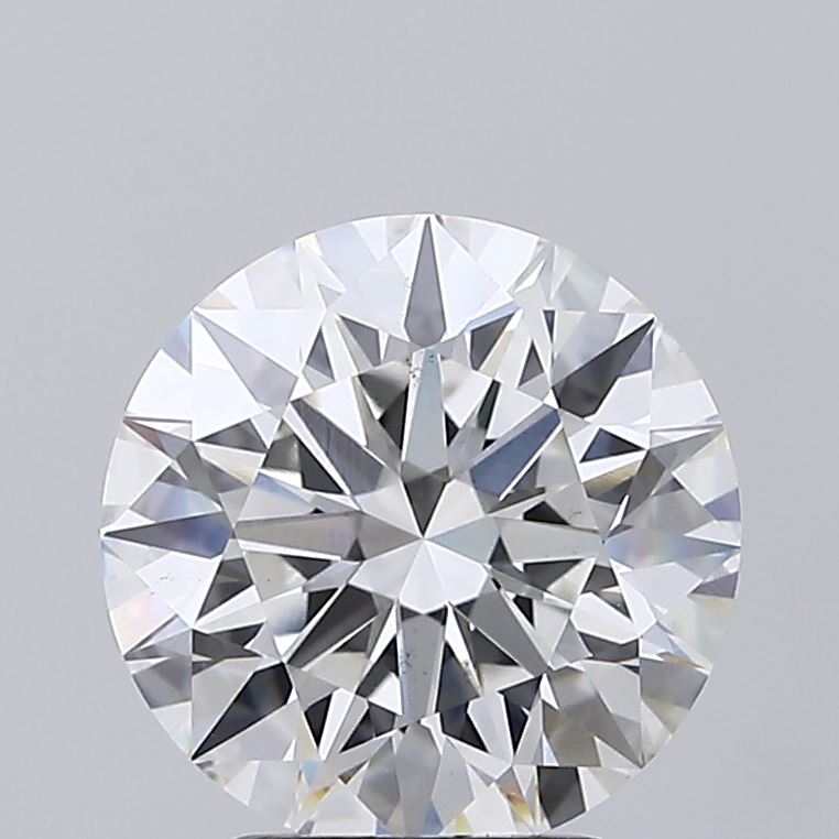 3.42 Carat Round Shaped, Ideal Cut, F Color, VS1 Clarity, IGI Certified Lab Grown Diamond