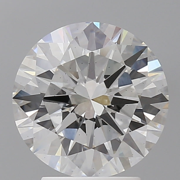 3.02 Carat Round Shaped, Excellent Cut, F Color, VS2 Clarity, IGI Certified Lab Grown Diamond