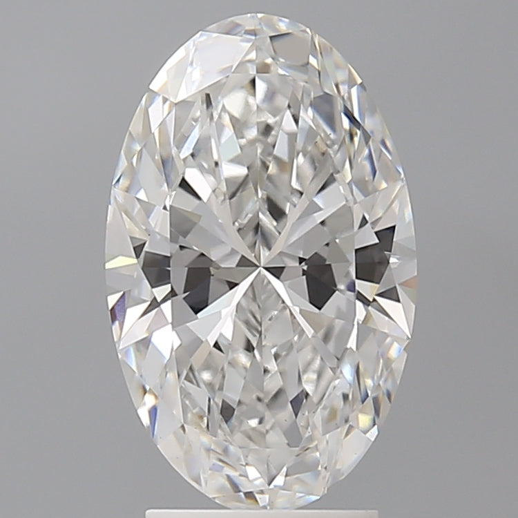 3.02 Carat Oval Shaped, Ideal Cut, E Color, VS1 Clarity, IGI Certified Lab Grown Diamond