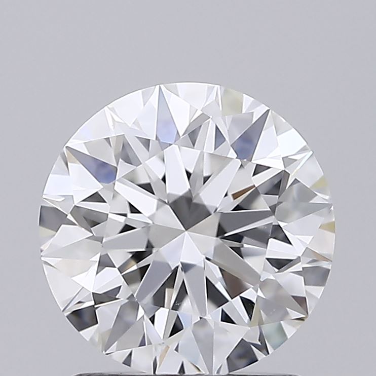 1.51 Carat Round Shaped, Ideal Cut, D Color, VVS2 Clarity, IGI Certified Lab Grown Diamond