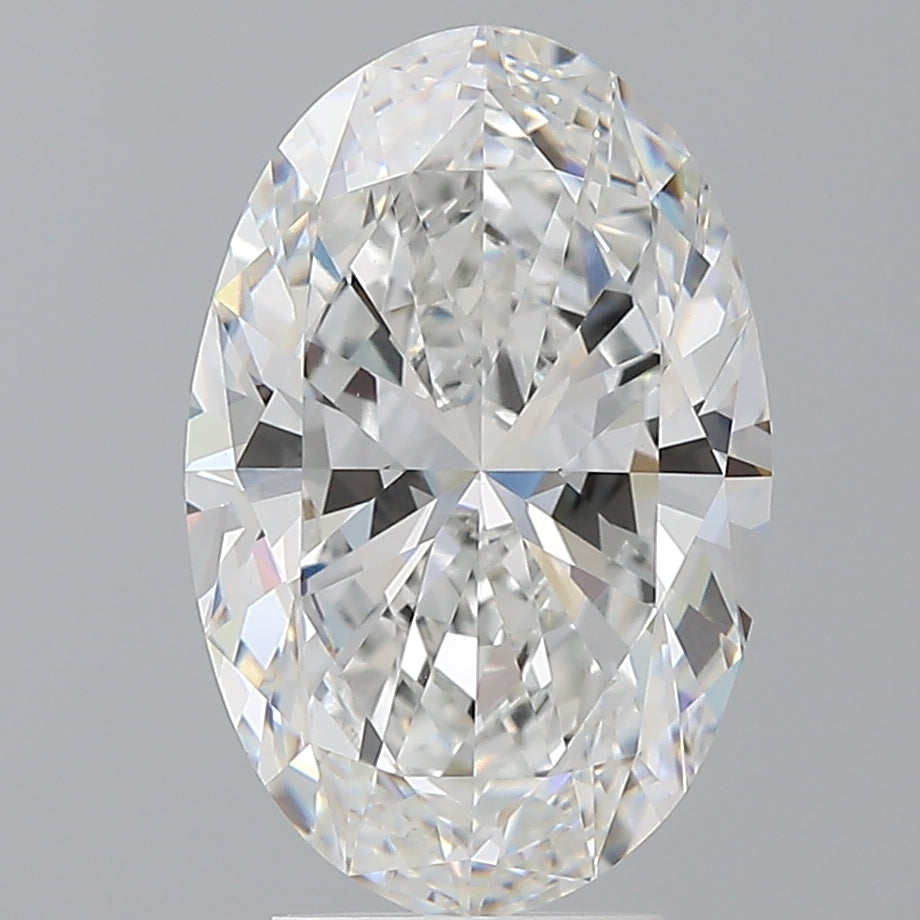 4.09 Carat Oval Shaped, Ideal Cut, E Color, VVS2 Clarity, IGI Certified Lab Grown Diamond