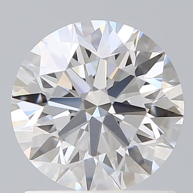 1.24 Carat Round Shaped, Ideal Cut, D Color, VS1 Clarity, IGI Certified Lab Grown Diamond