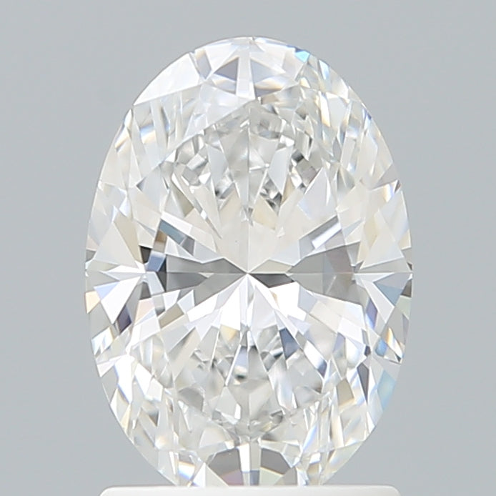 1.59 Carat Oval Shaped, Excellent Cut, D Color, VVS2 Clarity, IGI Certified Lab Grown Diamond