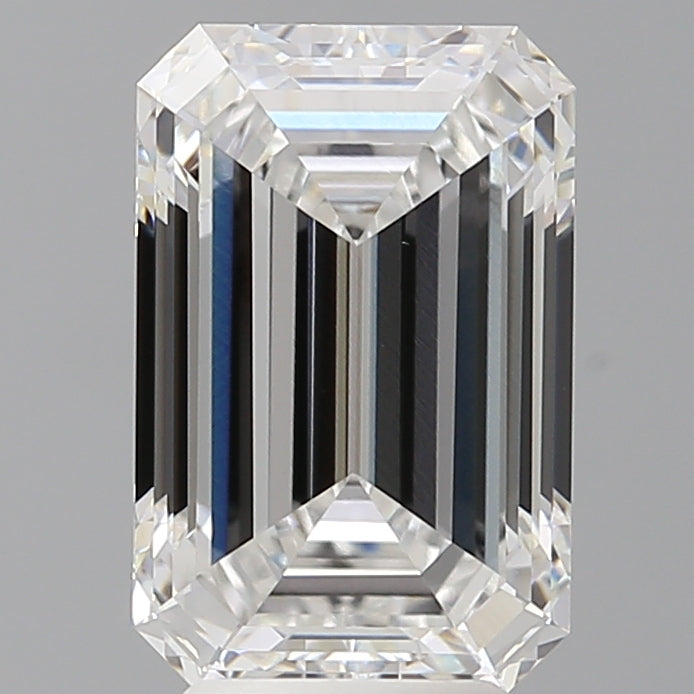 4.52 Carat Emerald Shaped, Excellent Cut, E Color, VVS2 Clarity, IGI Certified Lab Grown Diamond