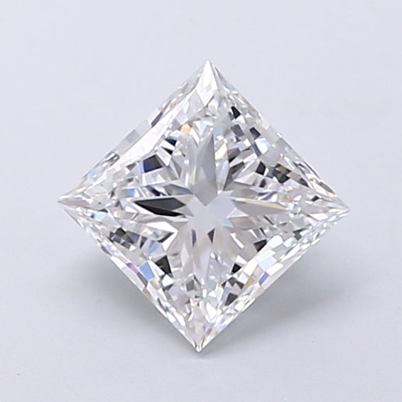 1.63 Carat Princess Shaped, Very Good Cut, D Color, VVS2 Clarity, IGI Certified Lab Grown Diamond