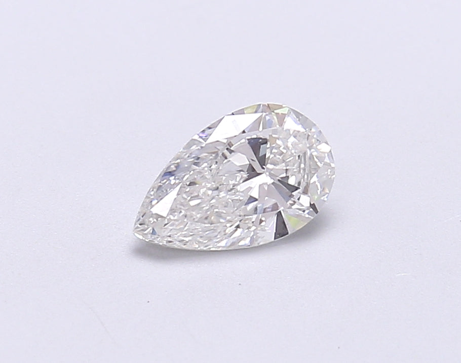0.59 Carat Pear Shaped, Very Good Cut, F Color, VS1 Clarity, IGI Certified Lab Grown Diamond