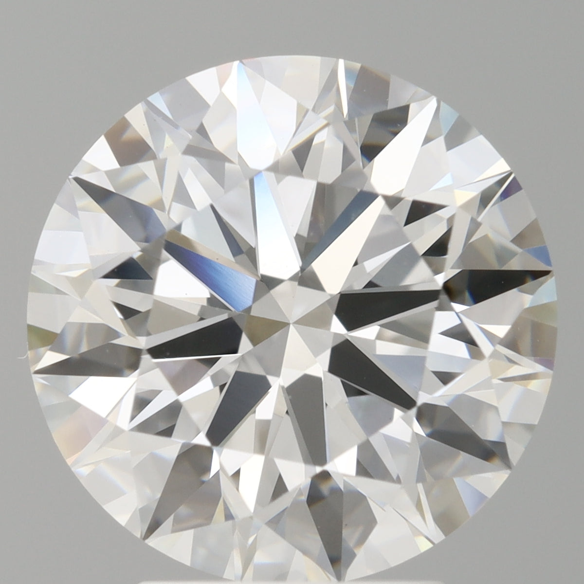 4.09 Carat Round Shaped, Ideal Cut, E Color, VVS2 Clarity, IGI Certified Lab Grown Diamond