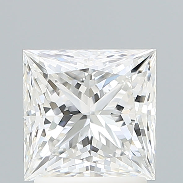 2.08 Carat Princess Shaped, Ideal Cut, F Color, VVS2 Clarity, IGI Certified Lab Grown Diamond