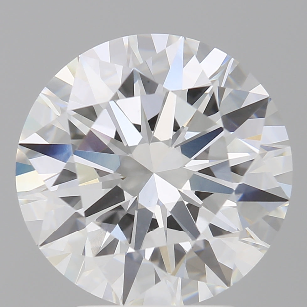 4.01 Carat Round Shaped, Ideal Cut, E Color, VVS2 Clarity, IGI Certified Lab Grown Diamond