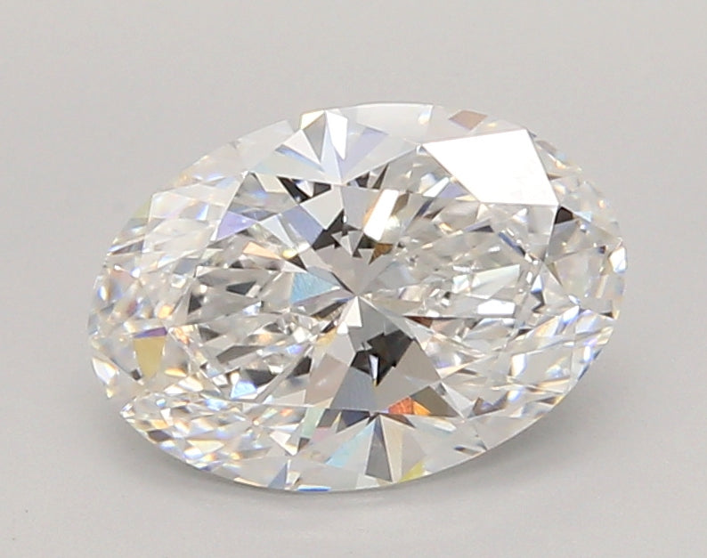 2.04 Carat Oval Shaped, Ideal Cut, D Color, VVS2 Clarity, IGI Certified Lab Grown Diamond