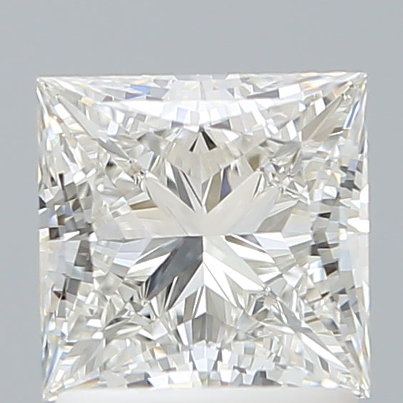 1.57 Carat Princess Shaped, Ideal Cut, F Color, VVS2 Clarity, IGI Certified Lab Grown Diamond