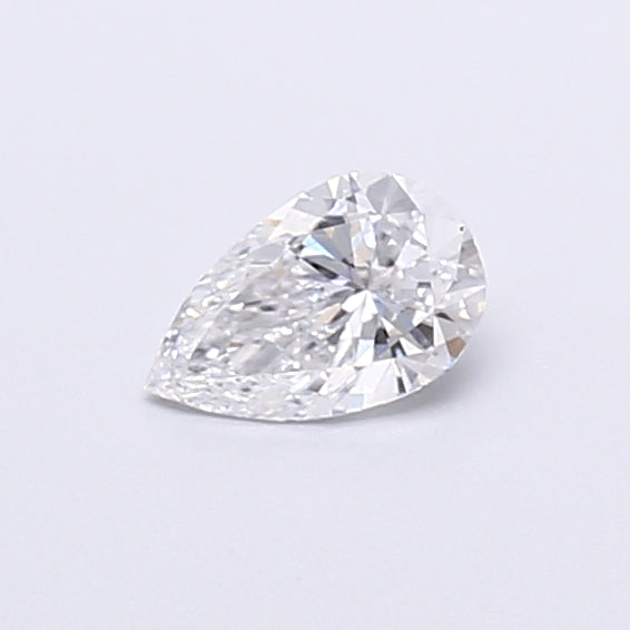 0.48 Carat Pear Shaped, Very Good Cut, D Color, VVS2 Clarity, IGI Certified Lab Grown Diamond