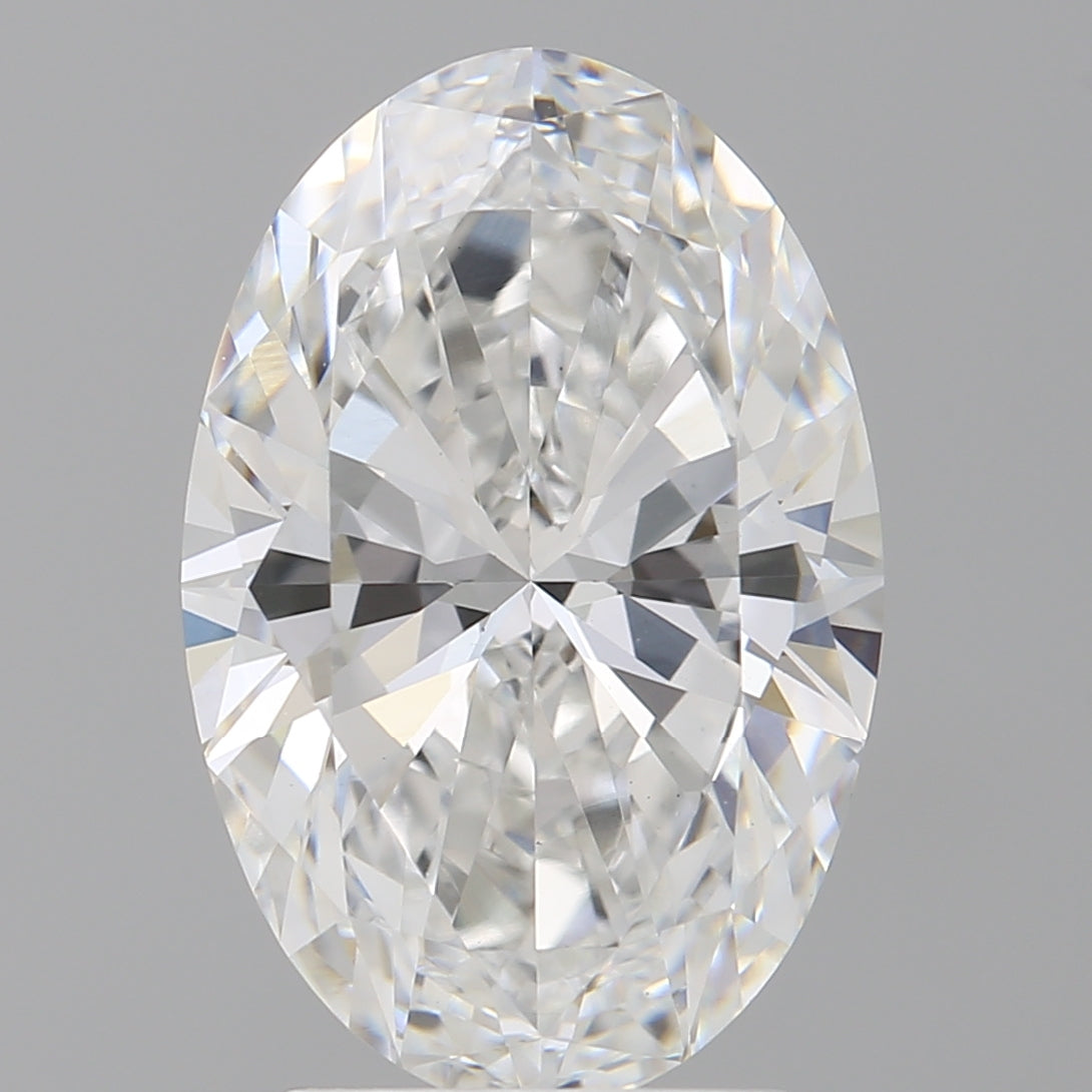 3.04 Carat Oval Shaped, Ideal Cut, E Color, VVS2 Clarity, IGI Certified Lab Grown Diamond