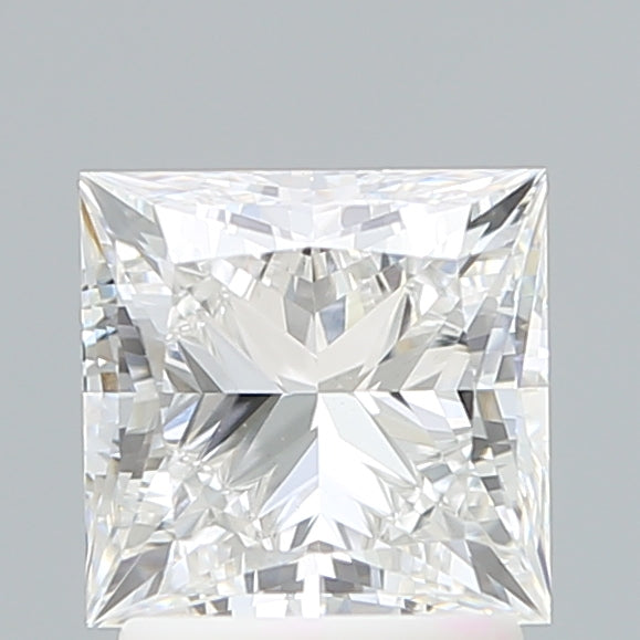 2.10 Carat Princess Shaped, Ideal Cut, E Color, VVS2 Clarity, IGI Certified Lab Grown Diamond