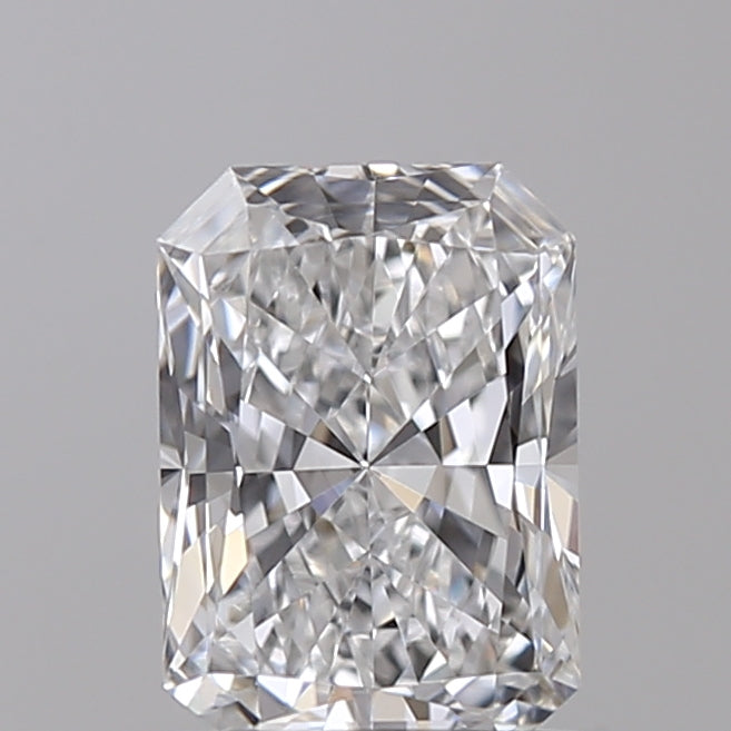 0.69 Carat Radiant Shaped, Ideal Cut, D Color, VS1 Clarity, IGI Certified Lab Grown Diamond