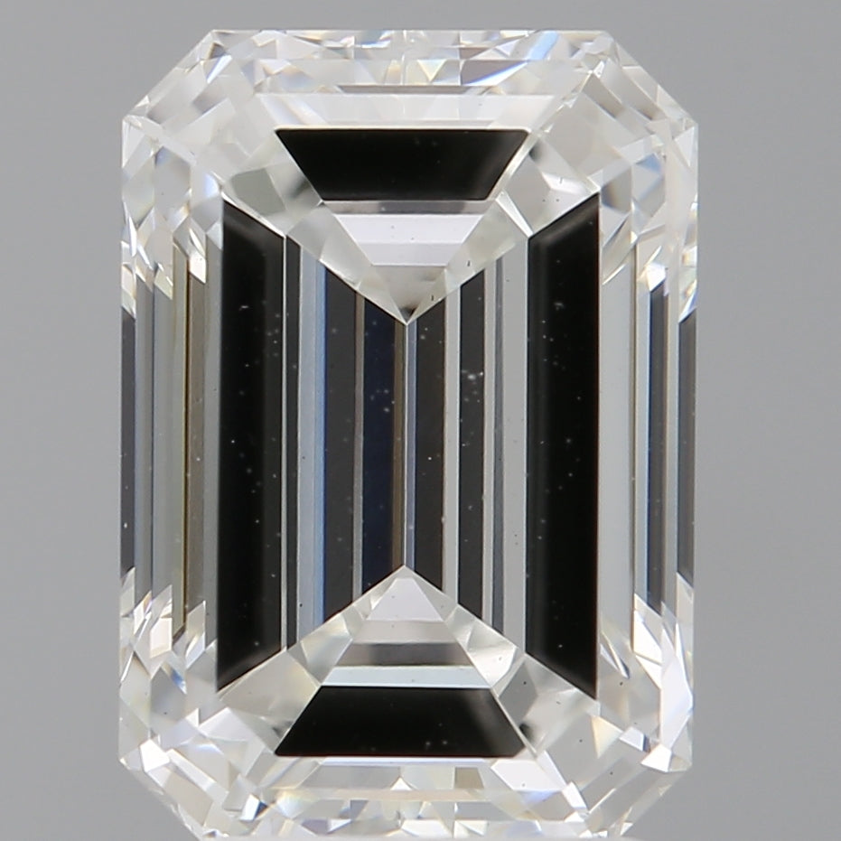 3.10 Carat Emerald Shaped, Ideal Cut, F Color, VS1 Clarity, IGI Certified Lab Grown Diamond