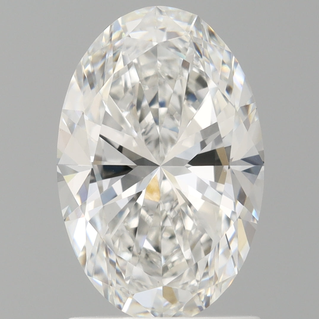 1.60 Carat Oval Shaped, Excellent Cut, E Color, VVS2 Clarity, IGI Certified Lab Grown Diamond