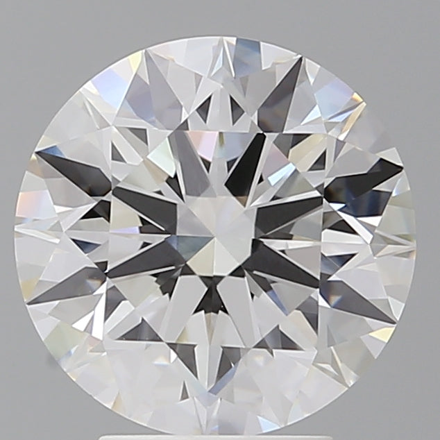 4.08 Carat Round Shaped, Ideal Cut, E Color, VVS2 Clarity, IGI Certified Lab Grown Diamond