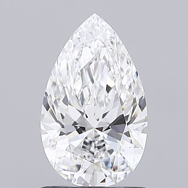 0.99 Carat Pear Shaped, Ideal Cut, D Color, VVS2 Clarity, IGI Certified Lab Grown Diamond