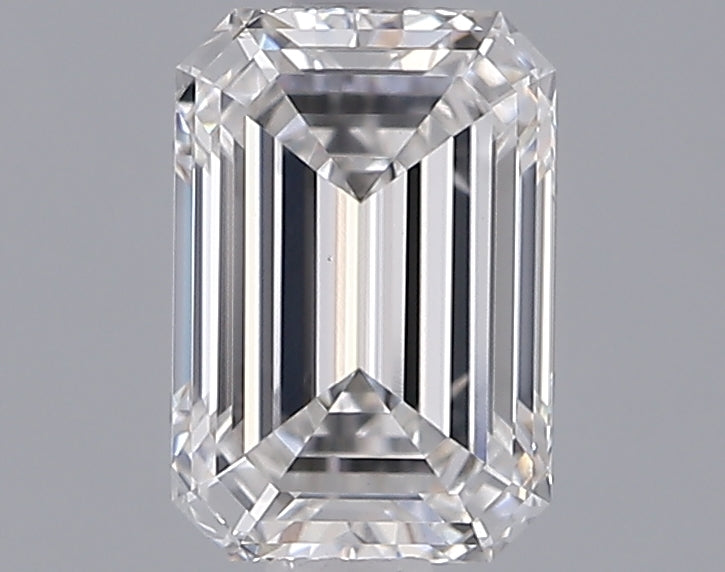 1.54 Carat Emerald Shaped, Ideal Cut, F Color, VVS2 Clarity, IGI Certified Lab Grown Diamond