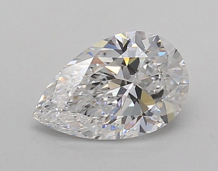1.02 Carat Pear Shaped, Excellent Cut, D Color, VVS2 Clarity, IGI Certified Lab Grown Diamond