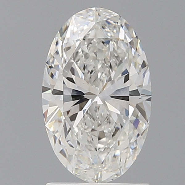 1.59 Carat Oval Shaped, Ideal Cut, F Color, VVS2 Clarity, IGI Certified Lab Grown Diamond
