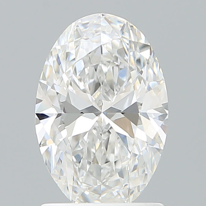 1.55 Carat Oval Shaped, Ideal Cut, D Color, VVS2 Clarity, IGI Certified Lab Grown Diamond