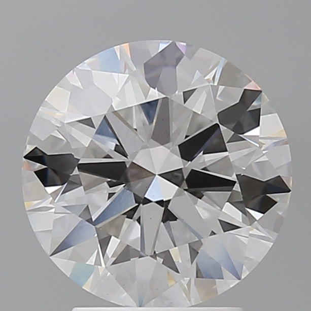 3.05 Carat Round Shaped, Ideal Cut, F Color, VVS2 Clarity, IGI Certified Lab Grown Diamond