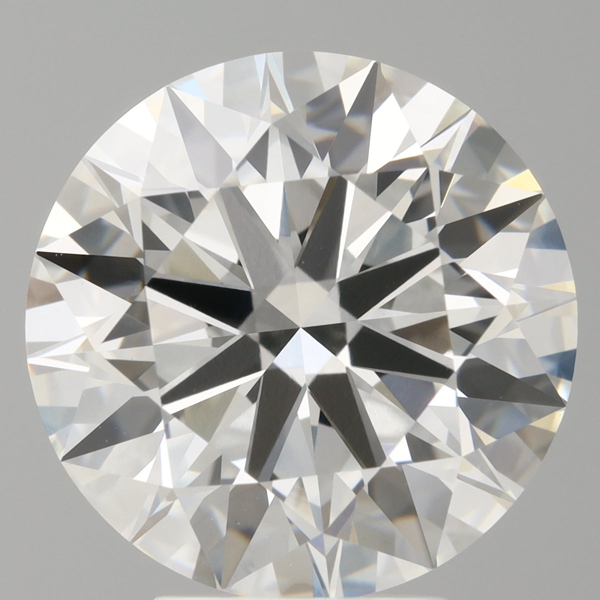 5.08 Carat Round Shaped, Ideal Cut, F Color, VVS2 Clarity, IGI Certified Lab Grown Diamond