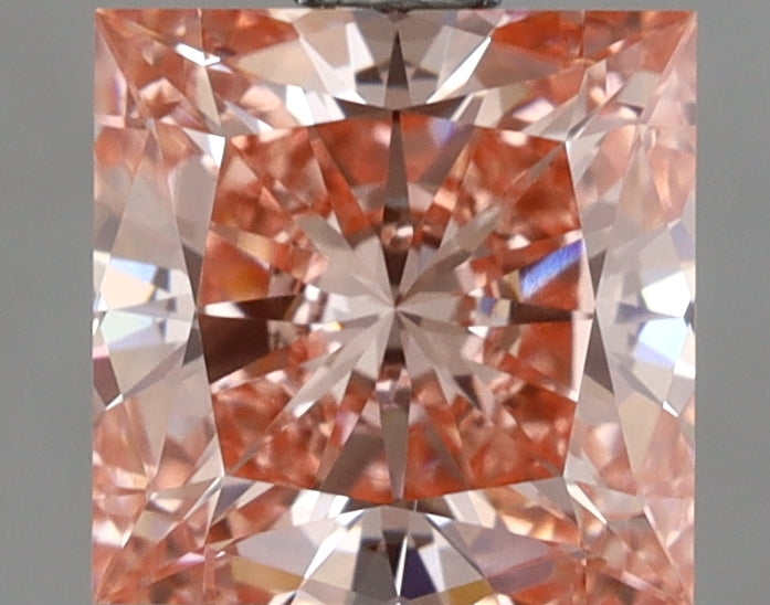 1.54 Carat Princess Shaped, Ideal Cut, VVS2 Clarity, IGI Certified Lab Grown Diamond