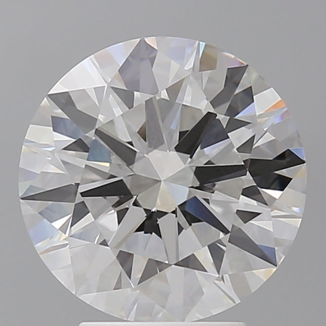 4.03 Carat Round Shaped, Ideal Cut, E Color, VVS2 Clarity, IGI Certified Lab Grown Diamond