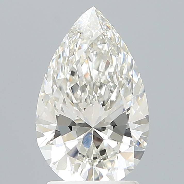 2.12 Carat Pear Shaped, Ideal Cut, H Color, VVS1 Clarity, IGI Certified Lab Grown Diamond