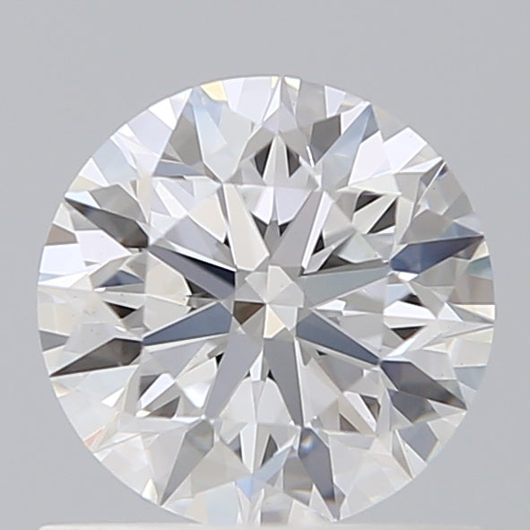 0.90 Carat Round Shaped, Excellent Cut, D Color, VS1 Clarity, IGI Certified Lab Grown Diamond