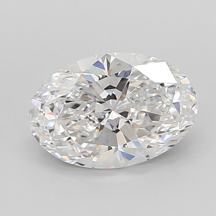 3.03 Carat Oval Shaped, Ideal Cut, D Color, VVS1 Clarity, IGI Certified Lab Grown Diamond