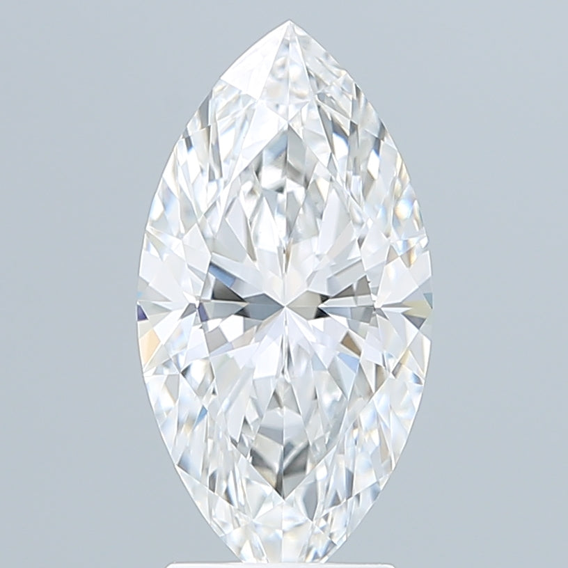 3.10 Carat Marquise Shaped, Excellent Cut, F Color, VVS2 Clarity, IGI Certified Lab Grown Diamond