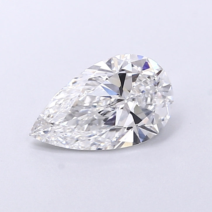1.00 Carat Pear Shaped, Very Good Cut, D Color, VS1 Clarity, IGI Certified Lab Grown Diamond
