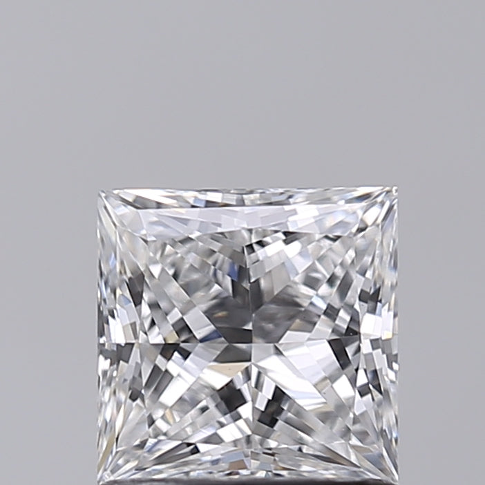 1.02 Carat Princess Shaped, Very Good Cut, E Color, VS1 Clarity, IGI Certified Lab Grown Diamond