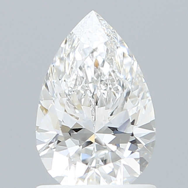 1.07 Carat Pear Shaped, Ideal Cut, E Color, VVS2 Clarity, IGI Certified Lab Grown Diamond