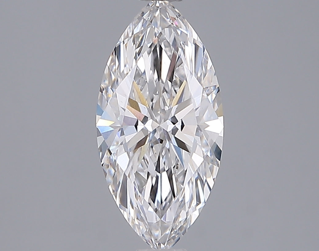 1.55 Carat Marquise Shaped, Ideal Cut, D Color, VVS2 Clarity, IGI Certified Lab Grown Diamond