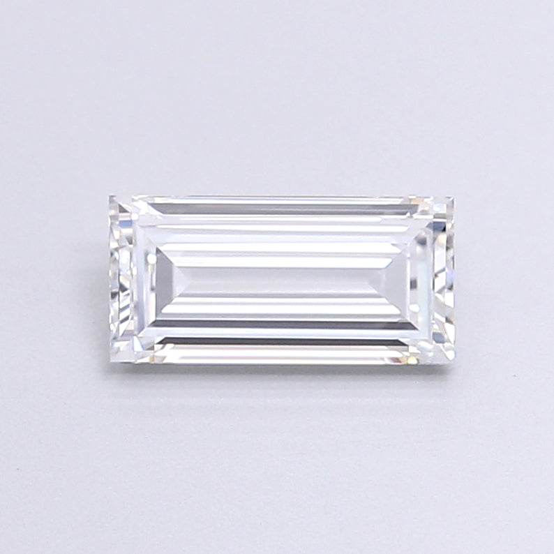 0.93 Carat Baguette Shaped, Very Good Cut, E Color, VVS1 Clarity, IGI Certified Lab Grown Diamond